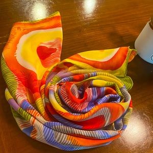 100% silk Italian scarf